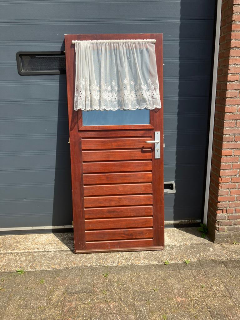 Schuurdeur. Achterdeur, Gebruikt, 80 tot 100 cm, Ophalen of Verzenden, Buitendeur