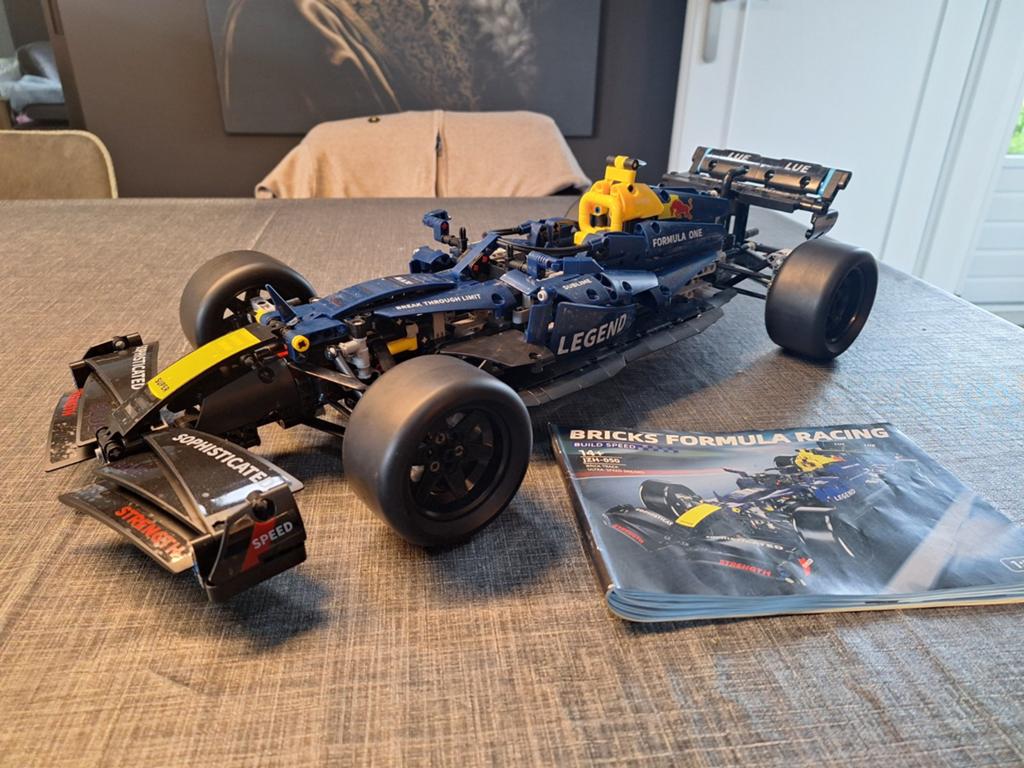 Grote F1 race auto van bouwstenen, Ophalen of Verzenden