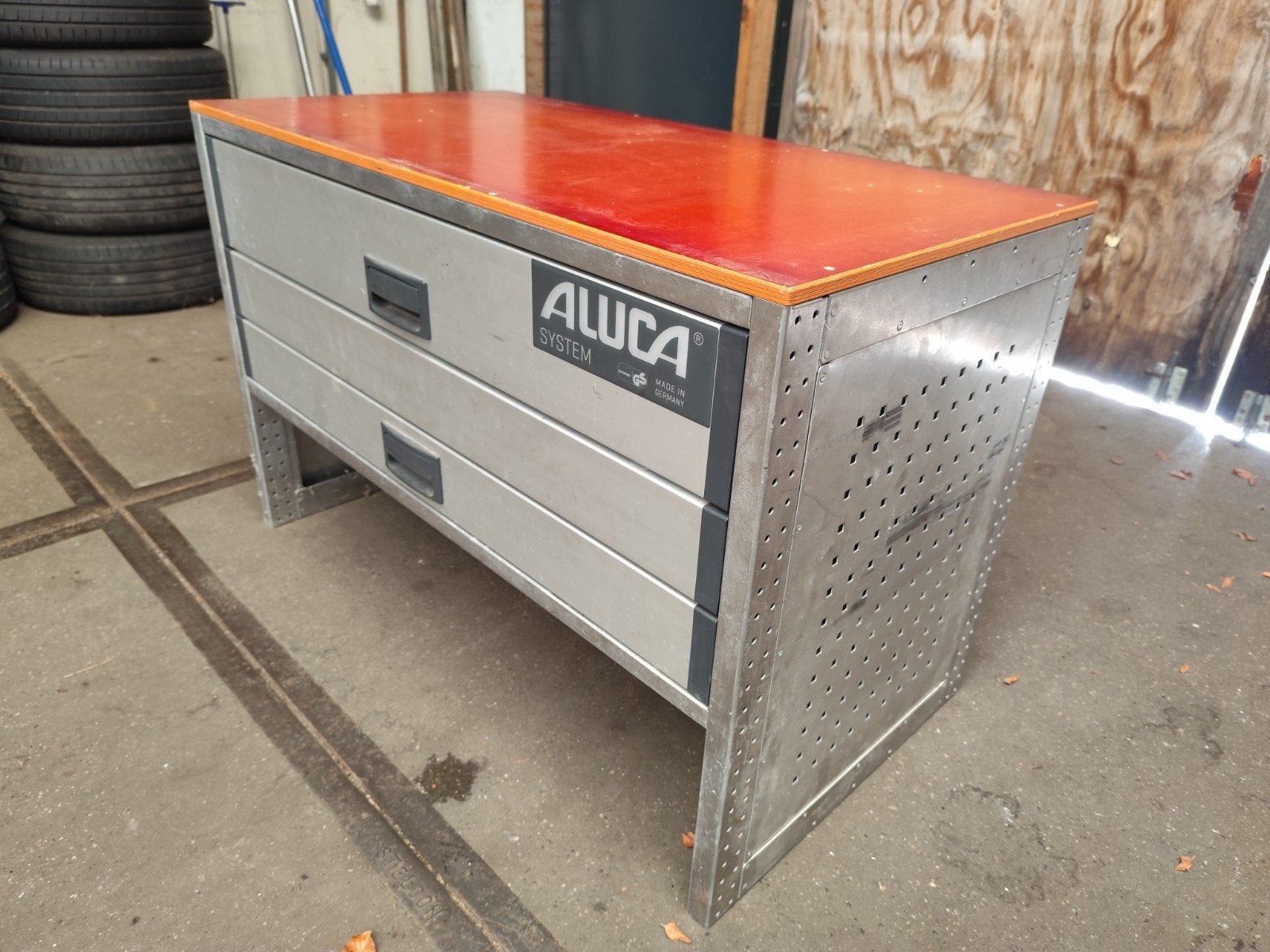 Aluca System bedrijfswagen inrichting met Lades, Ophalen, Gebruikt