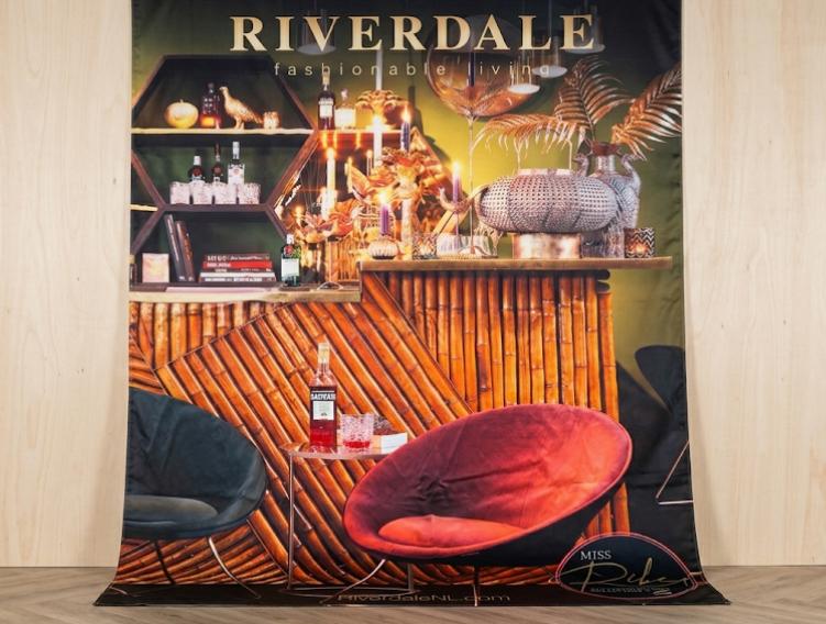 Riverdale Wandkleed wanddoek Fashionable Living - 230x162 cm, Meerkleurig, Ophalen of Verzenden, Zo goed als nieuw, Modern
