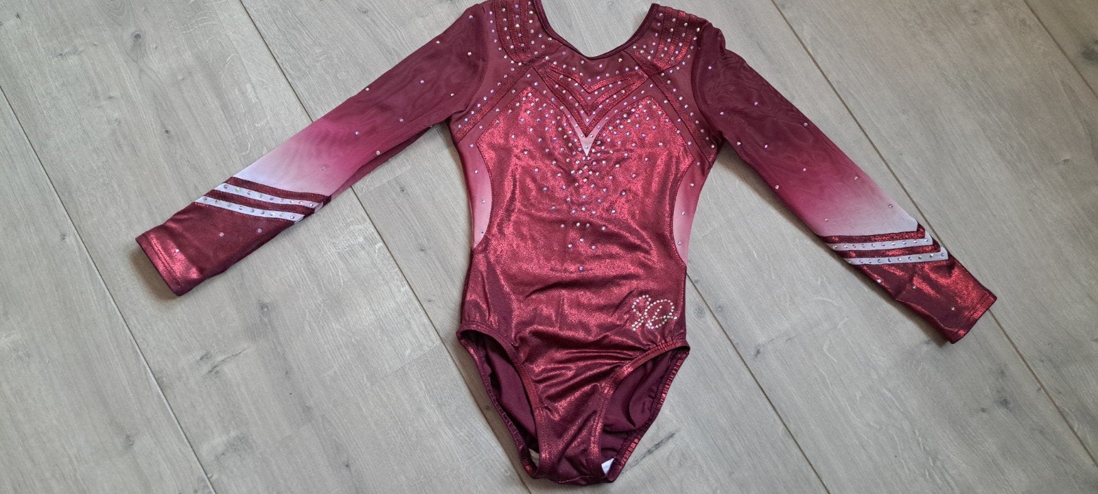 Sparkle & Dream turnpak, maat CME (122/128), Sport en Fitness, Turnen, Kindermaat 122 t/m 140, Ophalen, Zo goed als nieuw, Turnpak(je)