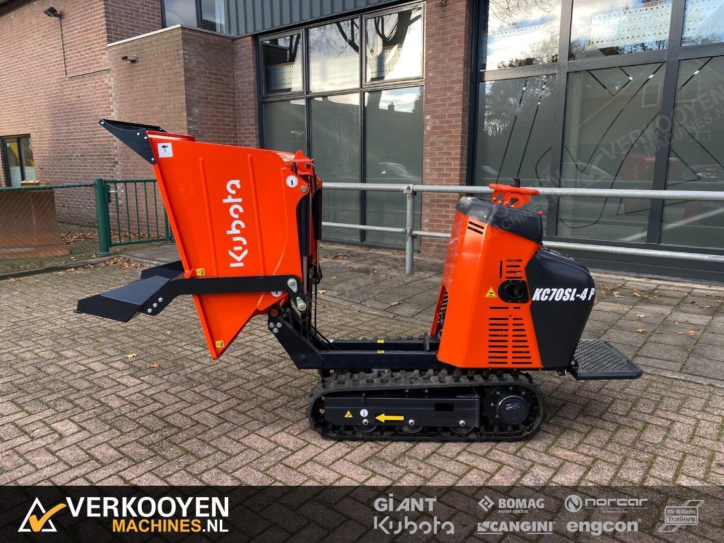 2022 Kubota KC70SSL-4P VK8774 Minidumper Rupsdumper