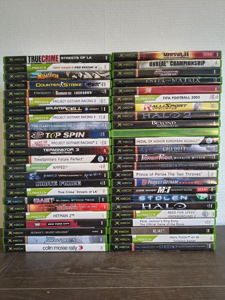 48 XBOX Original spellen, 1 speler, Ophalen of Verzenden, Gebruikt, Vanaf 3 jaar