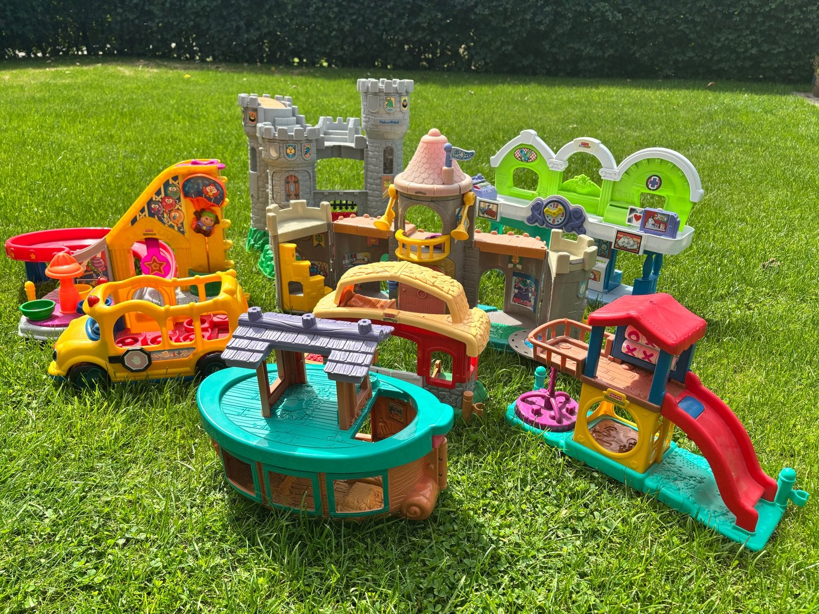 Grote set Fisher-Price Little People speelsets, Kinderen en Baby's, Speelgoed | Fisher-Price, Ophalen, Gebruikt, Speelset