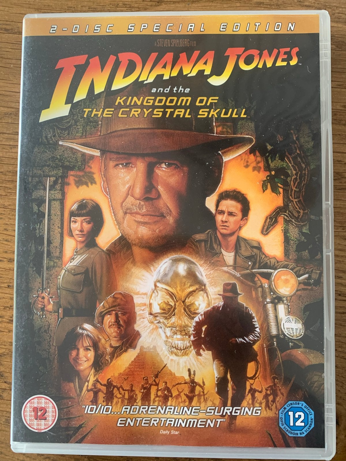 Indiana Jones and the Kingdom of the Crystal Skull DVD, Vanaf 12 jaar, Ophalen of Verzenden, Gebruikt, Actie