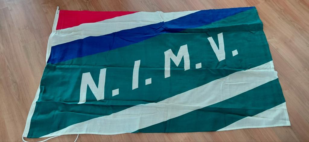 Vintage: vlag N.I.M.V 80 x 130 cm, Ophalen of Verzenden