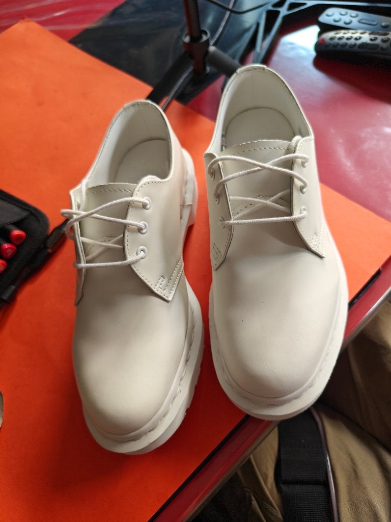 Witte Dr. Martens, maat 38, 1461 mono, Kleding | Dames, Schoenen, Wit, Overige typen, Nieuw, Ophalen of Verzenden