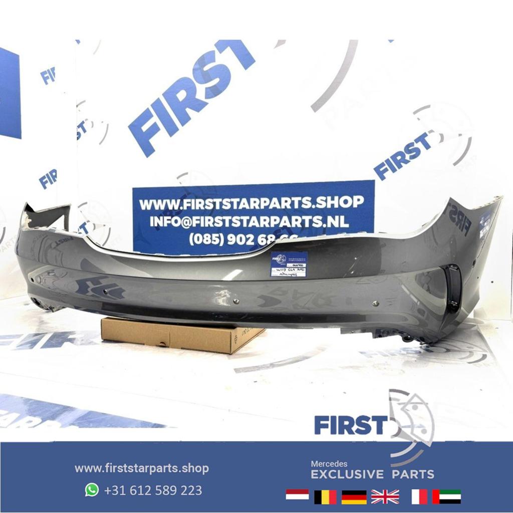 W117 CLA AMG ACHTERBUMPER Mercedes C117 X117 2013-2019 BUMPE, Gebruikt, -, Voor, Ophalen of Verzenden