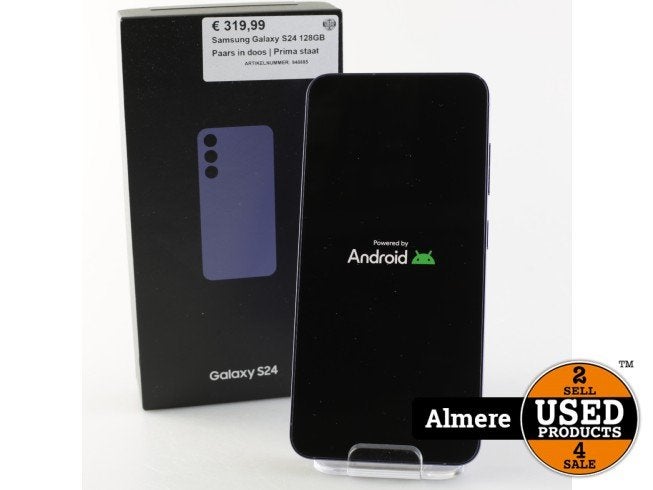 Samsung Galaxy S24 128GB Paars in doos | Prima staat, Samsung, Zo goed als nieuw, Support@Samsung.com, 129, Samsung-ro, Yeongtong-gu
Suwon-si, Gyeonggi-do 16677
South Korea
