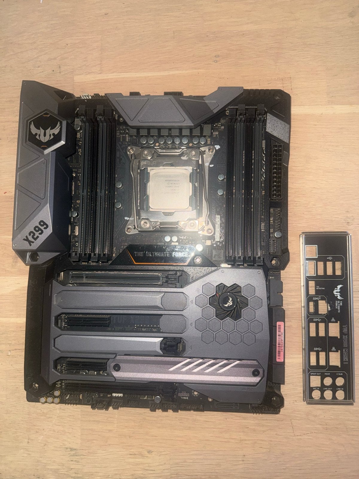 ASUS TUF X299 Mark 1 Moederbord, Computers en Software, Ophalen of Verzenden, Gebruikt, Intel, DDR4