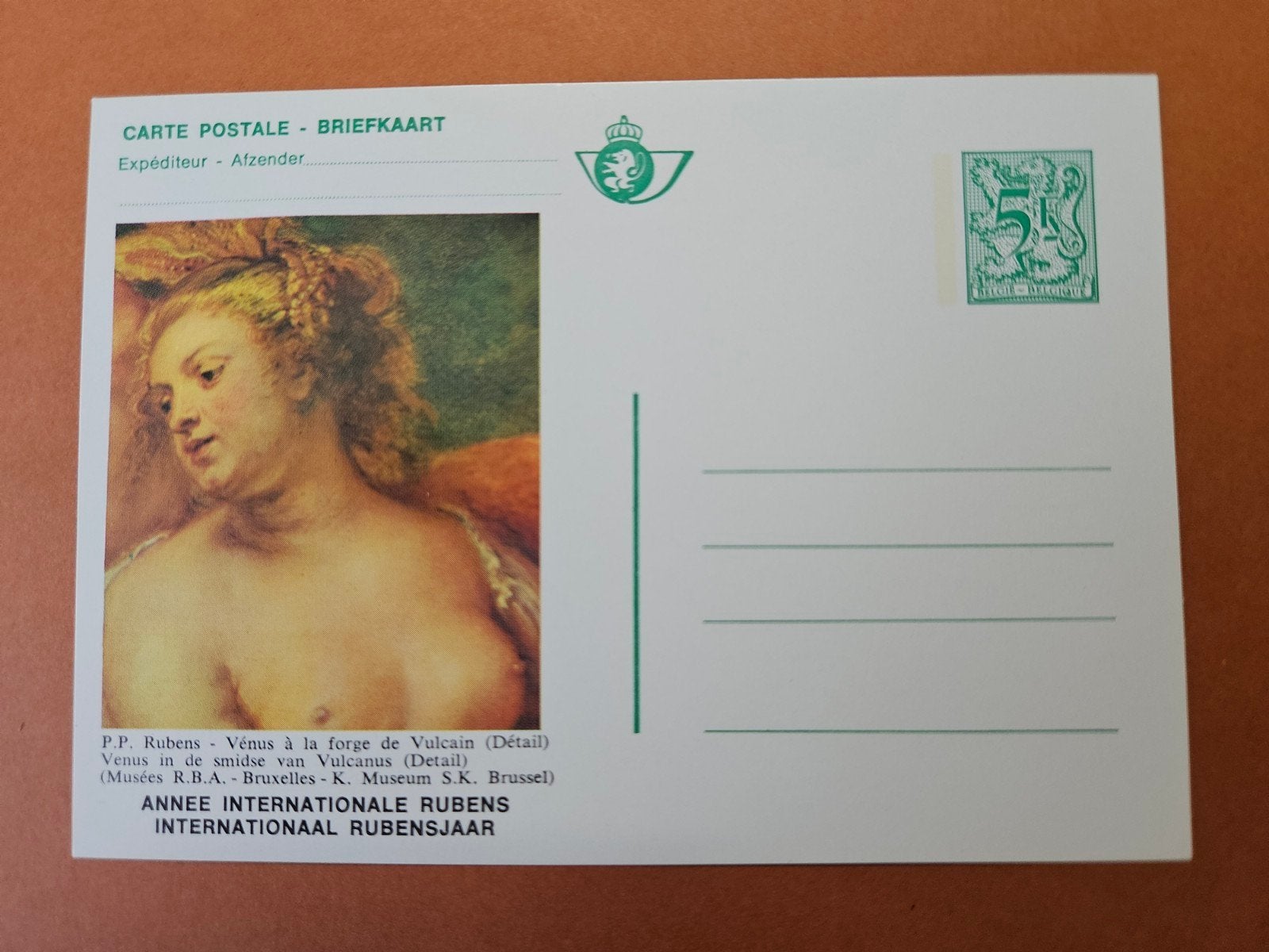 101).briefkaart België Rubensjaar, Ophalen of Verzenden, Briefkaart