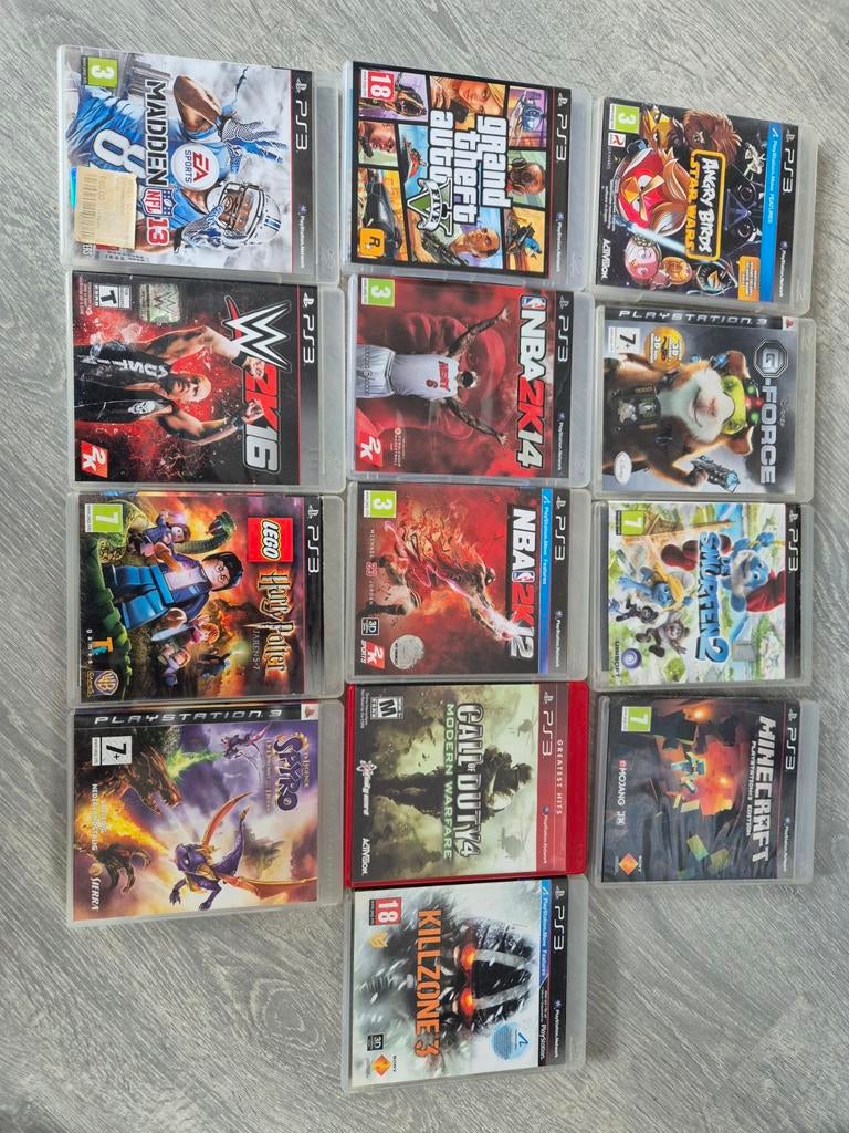 PS3 Games Collectie: GTA V, Minecraft, FIFA, NBA, LEGO, etc., Spelcomputers en Games, Games | Sony PlayStation 3, Ophalen of Verzenden