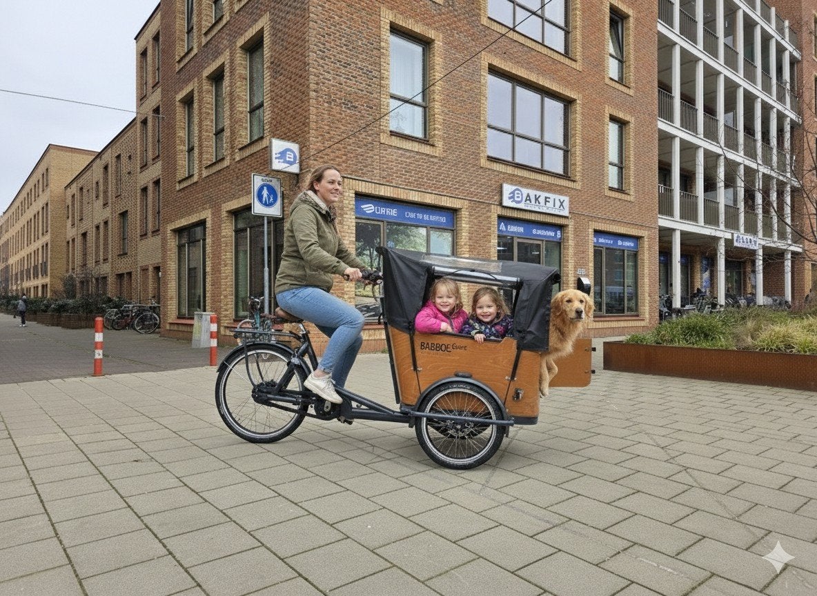 Babboe Go hondenbakfiets met deurtje