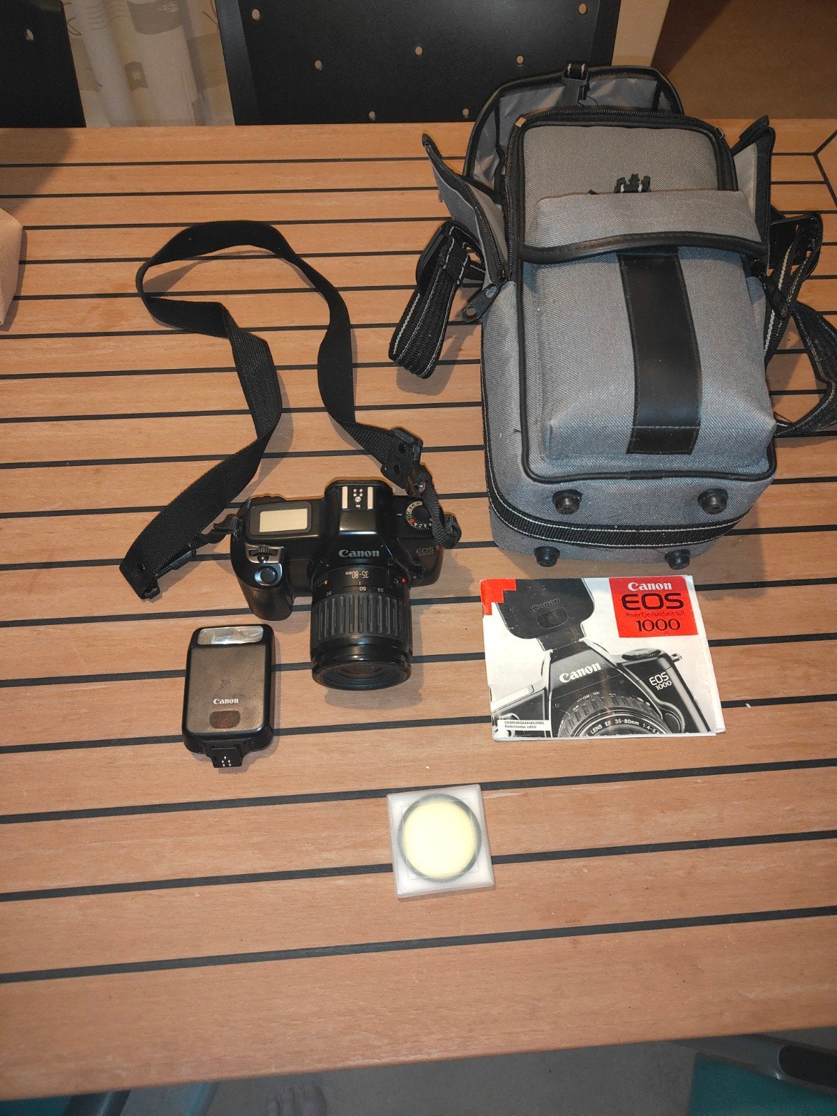 canon eos 1000, Ophalen, 8mm