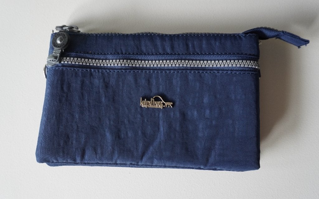 Klein Kipling blauw toilettas klein harmonica handtas, Ophalen of Verzenden, Zo goed als nieuw, Blauw, Jongen of Meisje