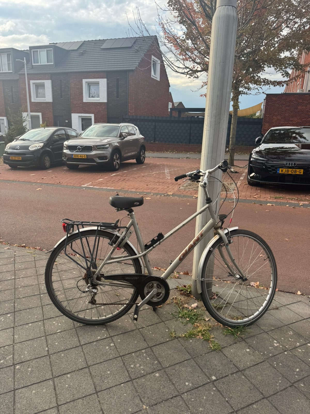 Grijze giant fiets, Fietsen en Brommers, Ophalen, Gebruikt, 20 inch of meer
