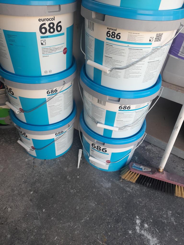 Eurocol 686 wandTegellijm - Nieuw 7st. €175,-, Ophalen, Overige materialen, Nieuw, Minder dan 20 cm