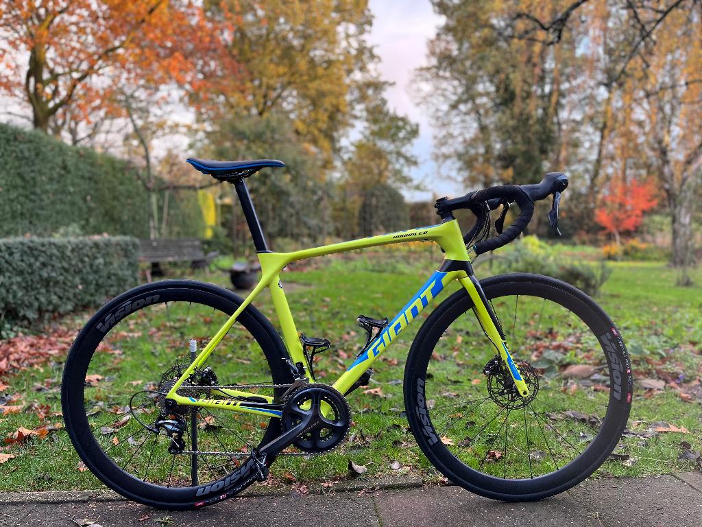 Giant TCR advanced disc 2017, Ophalen, 28 inch, Gebruikt, Carbon