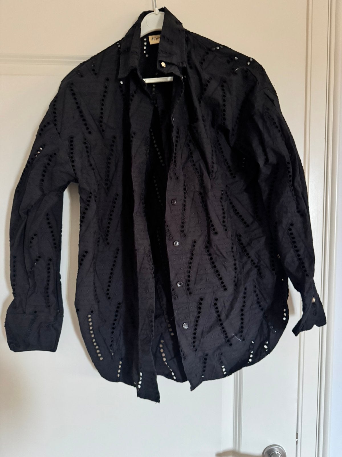 Josh V blouse maat S, Verzenden, Zo goed als nieuw, Maat 36 (S), Zwart