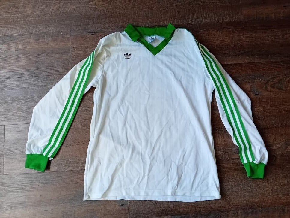 Vintage Adidas Voetbalshirt Jaren '80, Kleding | Heren, Ophalen of Verzenden, Voetbal