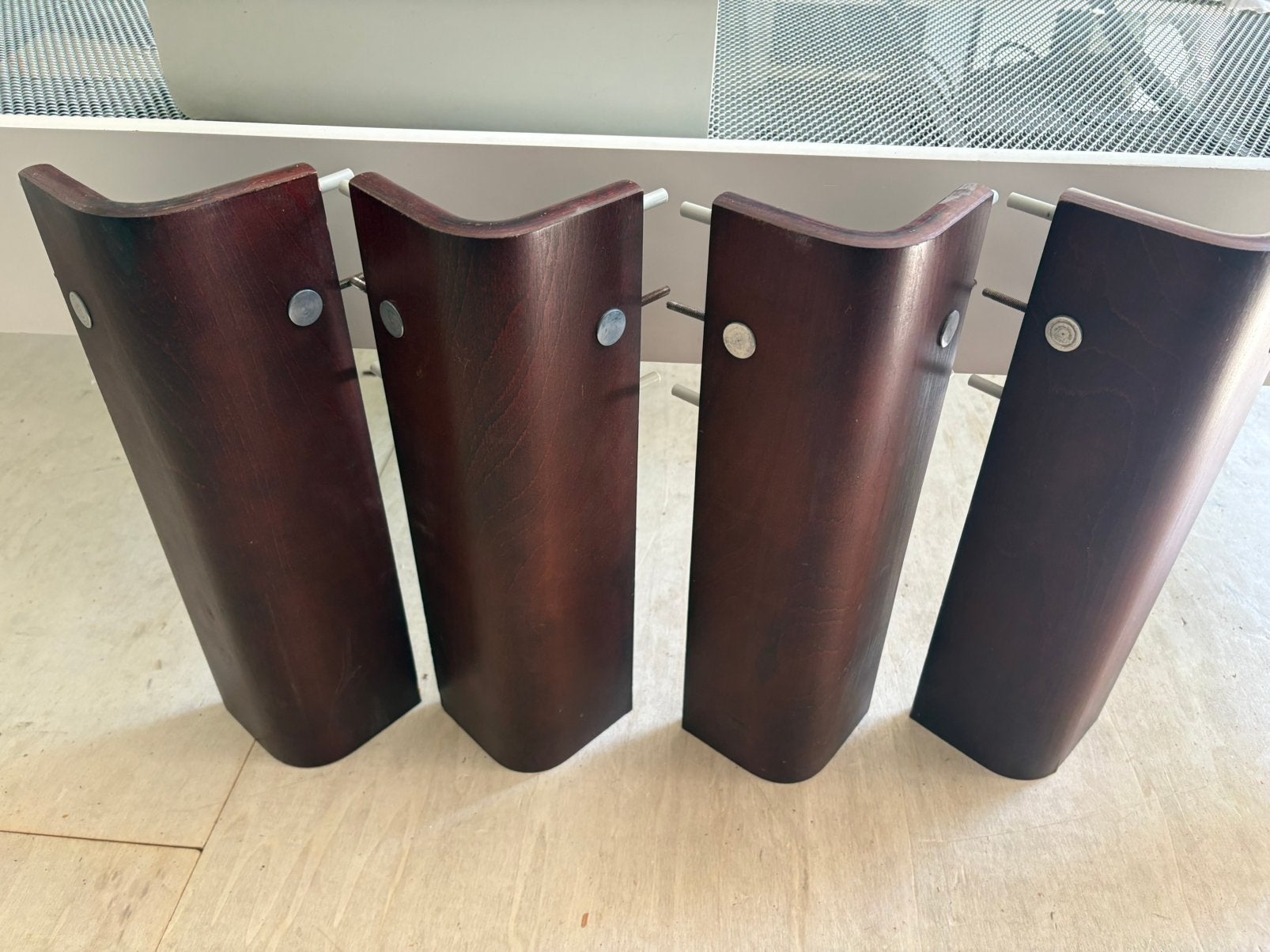 Te koop Auping Auronde poten 48 cm mahonie, Ophalen, Huis en Inrichting