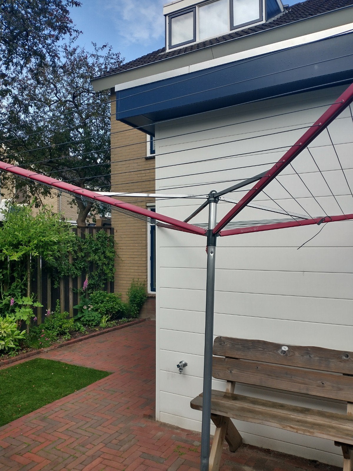 Brabantia droogmolen 50T, Tuin en Terras, Droogmolens en Wasrekken, Ophalen, Gebruikt, Droogmolen