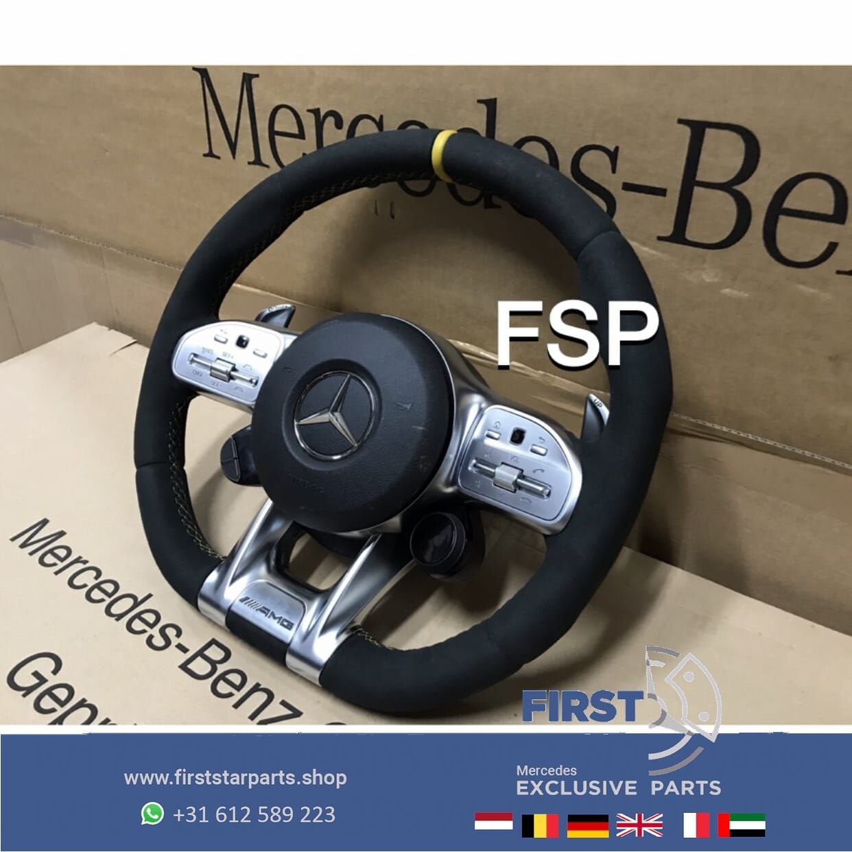 2021 AMG STUUR + AIRBAG A45 CLA45 C63 E63 GLC63 GLE63 GT63 G, Gebruikt, -, Ophalen of Verzenden, -