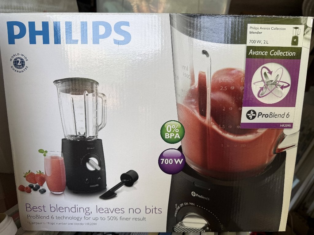 Zo goed als nieuwe Philips Avance ProBlend 6 Blender/Mixer, Ophalen of Verzenden, Zo goed als nieuw, Blender