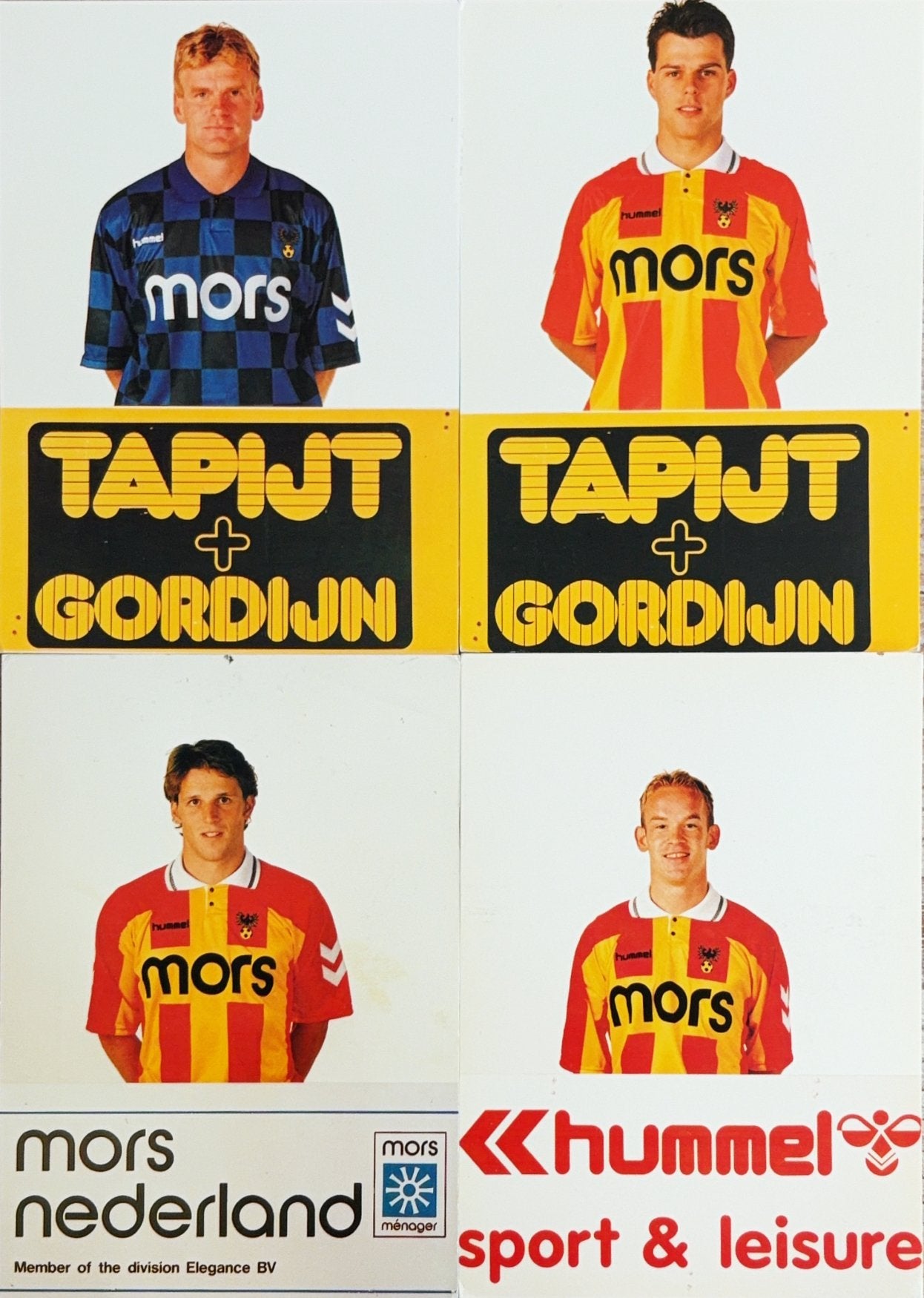 4 Spelerskaarten Go Ahead Eagles - Deventer - seizoen 93/94, Ophalen of Verzenden, Zo goed als nieuw, Ajax, Spelerskaart