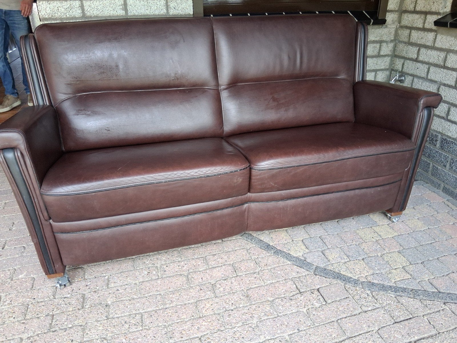 Lerenbank., Ophalen, 75 tot 100 cm, Tweepersoons