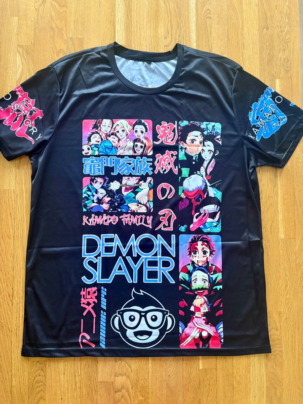 Demon Slayer shirt Kamado, Ophalen of Verzenden, Nieuw, Zwart