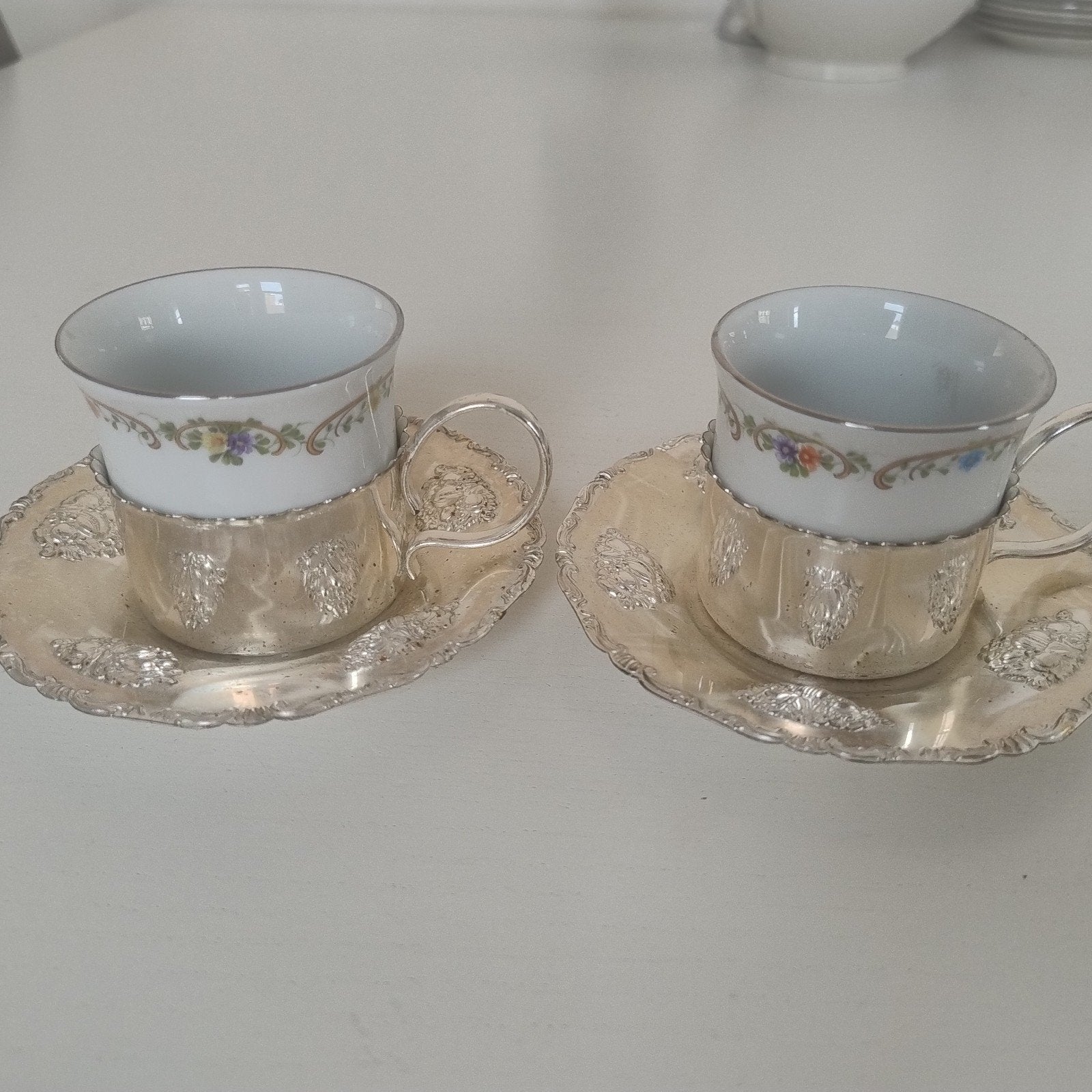 2x koffie/theekopje Schwarzenhammer Perzellan, Ophalen, Overige materialen, Minder dan 25 cm