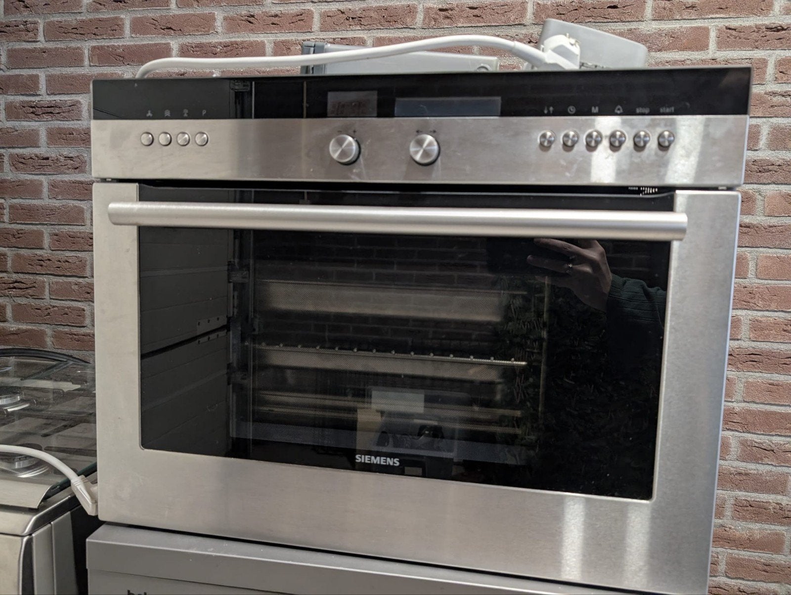 Stoomoven Siemens HB36D570 RVS, Witgoed en Apparatuur, Ovens, Ophalen, Gebruikt, Oven, Siemens