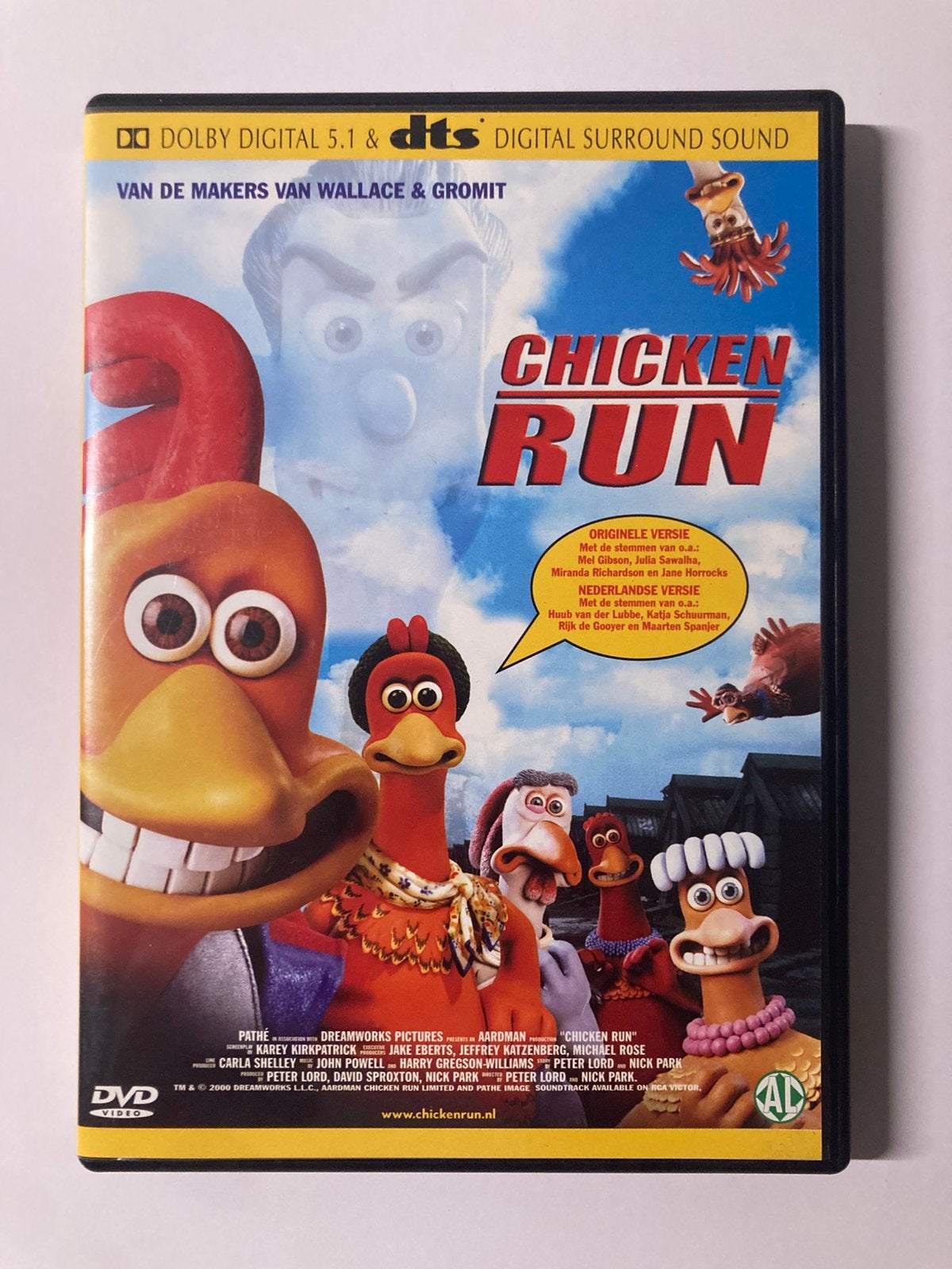 Chicken Run, 2000 / DVD / Versie 1 / Aardman Animations, Europees, Alle leeftijden, Nederlands, Ophalen of Verzenden