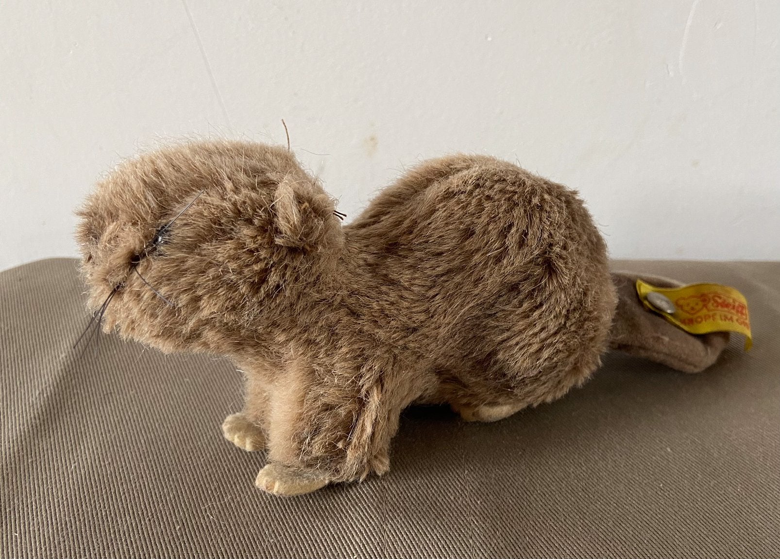Steiff bever Paddy, 1470/12, 12cm, Ophalen of Verzenden, Zo goed als nieuw, Overige typen, Steiff