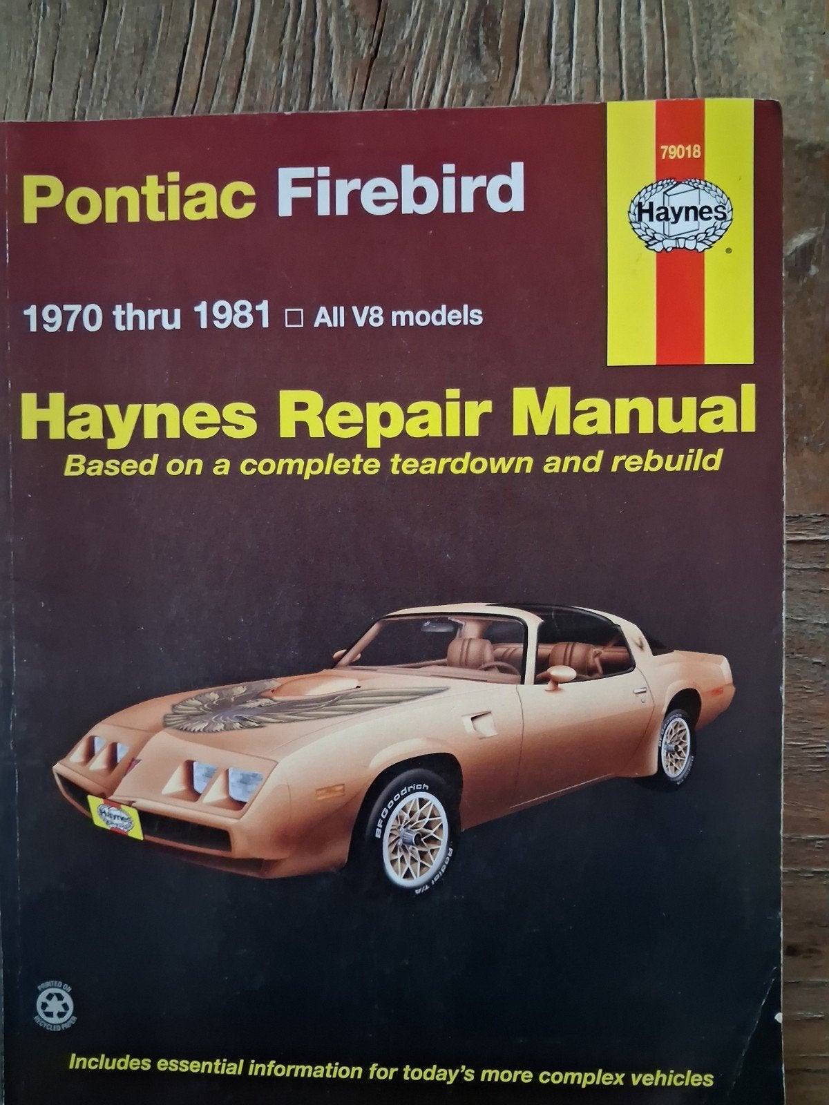 Haynes Reparatiehandleiding Pontiac Firebird (1970-1981) V8, Ophalen of Verzenden