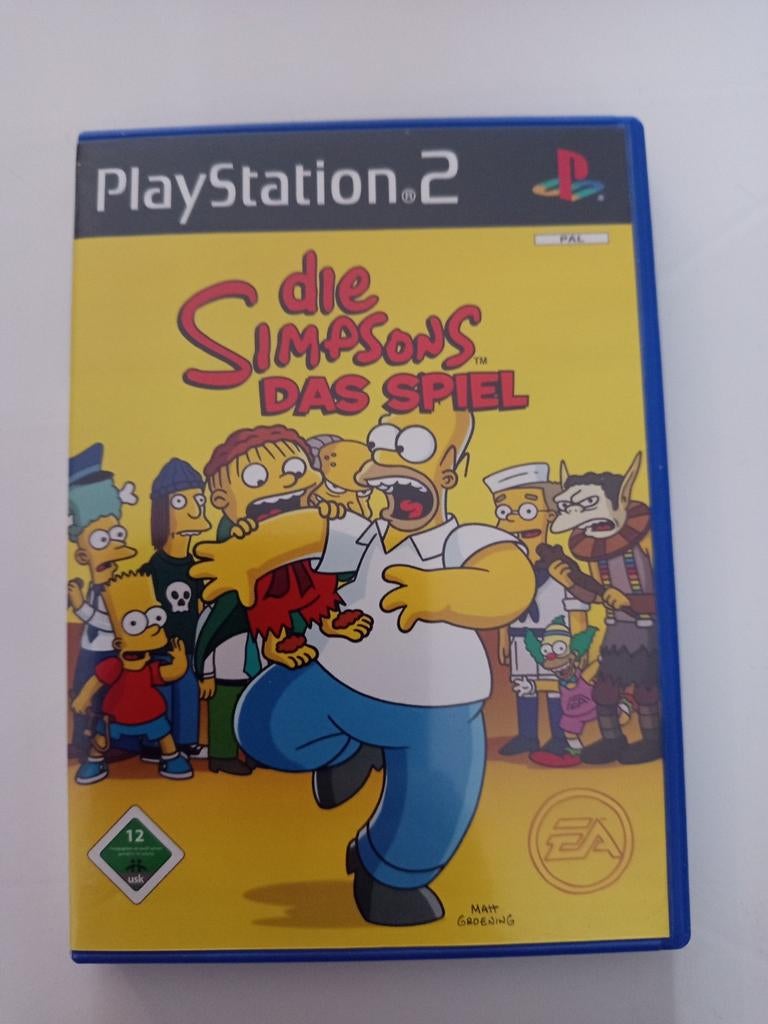 The Simpsons game ps2, Spelcomputers en Games, Games | Sony PlayStation 2, Avontuur en Actie, Verzenden, 1 speler, Zo goed als nieuw
