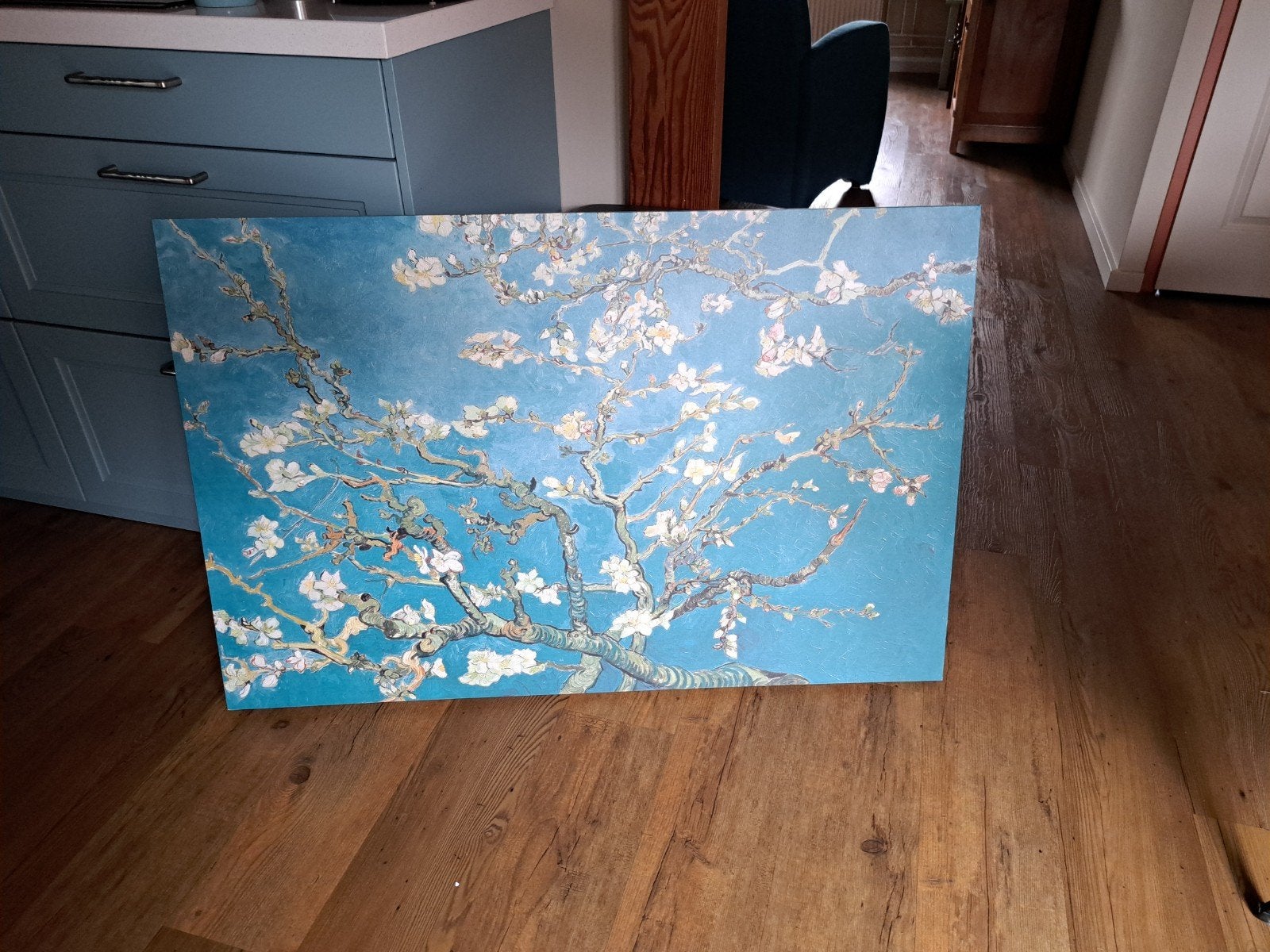 Schilderij Amandelbloesem van Van Gogh (reproductie), Ophalen