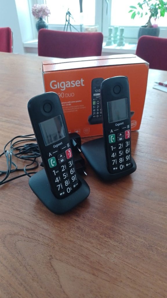 gigaset E290 duo, Ophalen, Zo goed als nieuw, 2 handsets