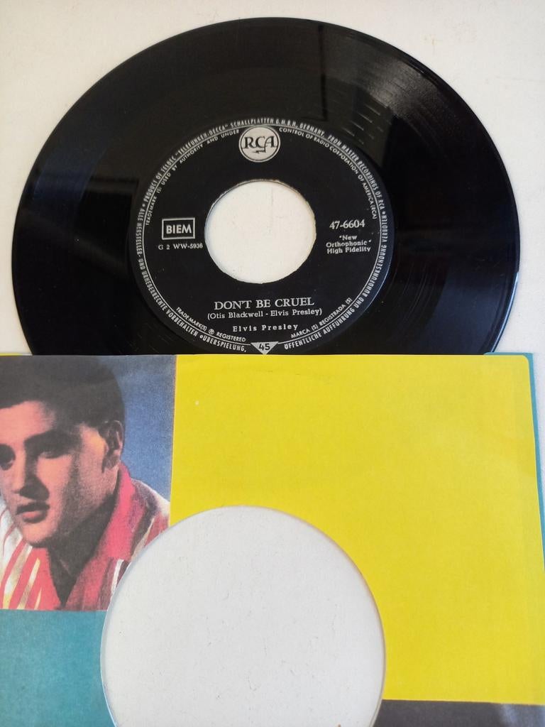 Elvis Presley  - Don't be cruel  / Hound dog, Cd's en Dvd's, Vinyl Singles, Ophalen of Verzenden, Zo goed als nieuw, Pop