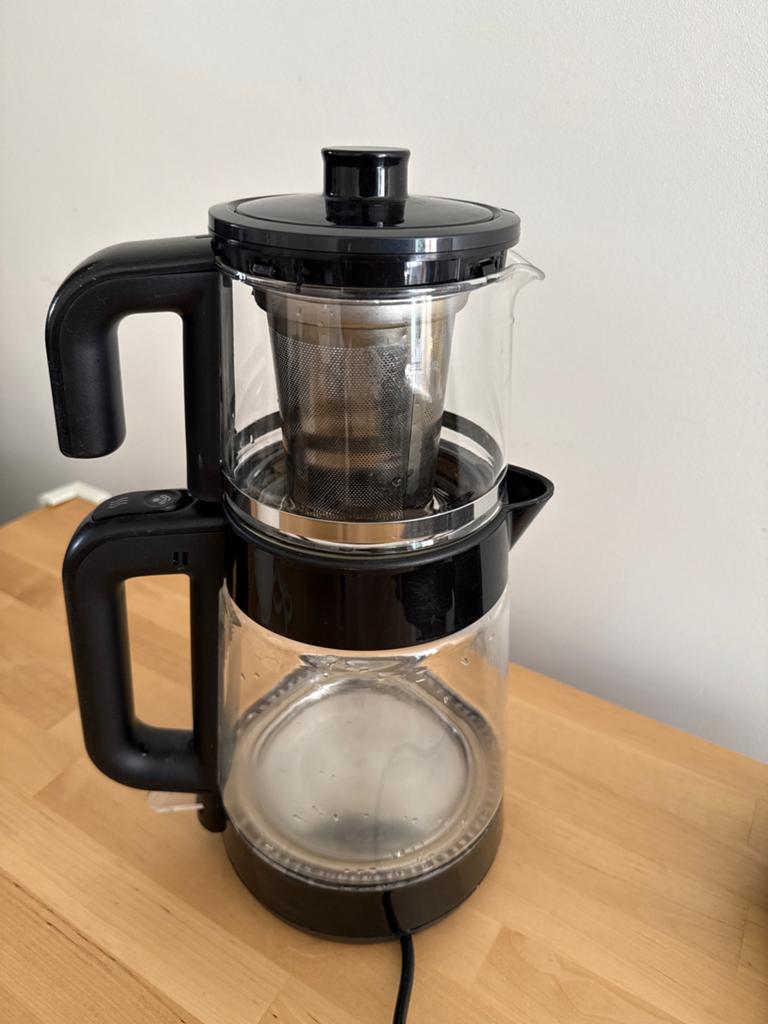Arçelik CM 6964 Bio Theepot - Elektrische Theemaker, 1 tot 2 liter, Ophalen, Zo goed als nieuw