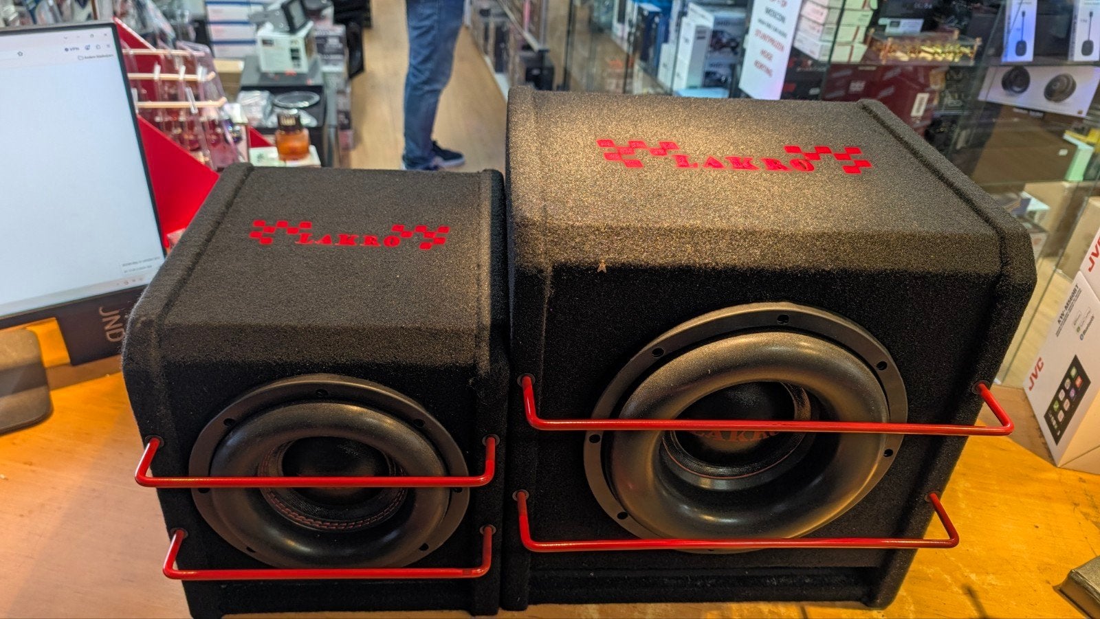 SPL Woofers lakro - 10 inch (2000W) en 8 inch (1750W) met ki, Ophalen of Verzenden, Gebruikt