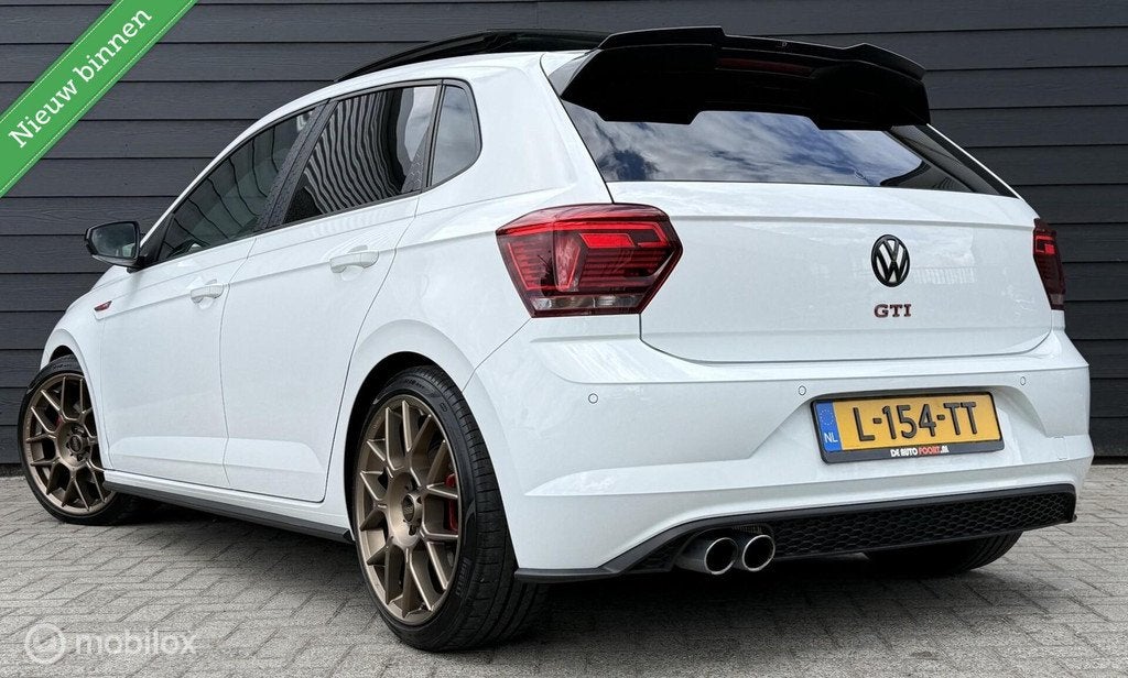 Volkswagen Polo 2.0 TSI GTI DSG Pano.dak/Viritual/LE/Leder/1, Auto's, Volkswagen, Euro 6, 4 cilinders, Wit, Leder