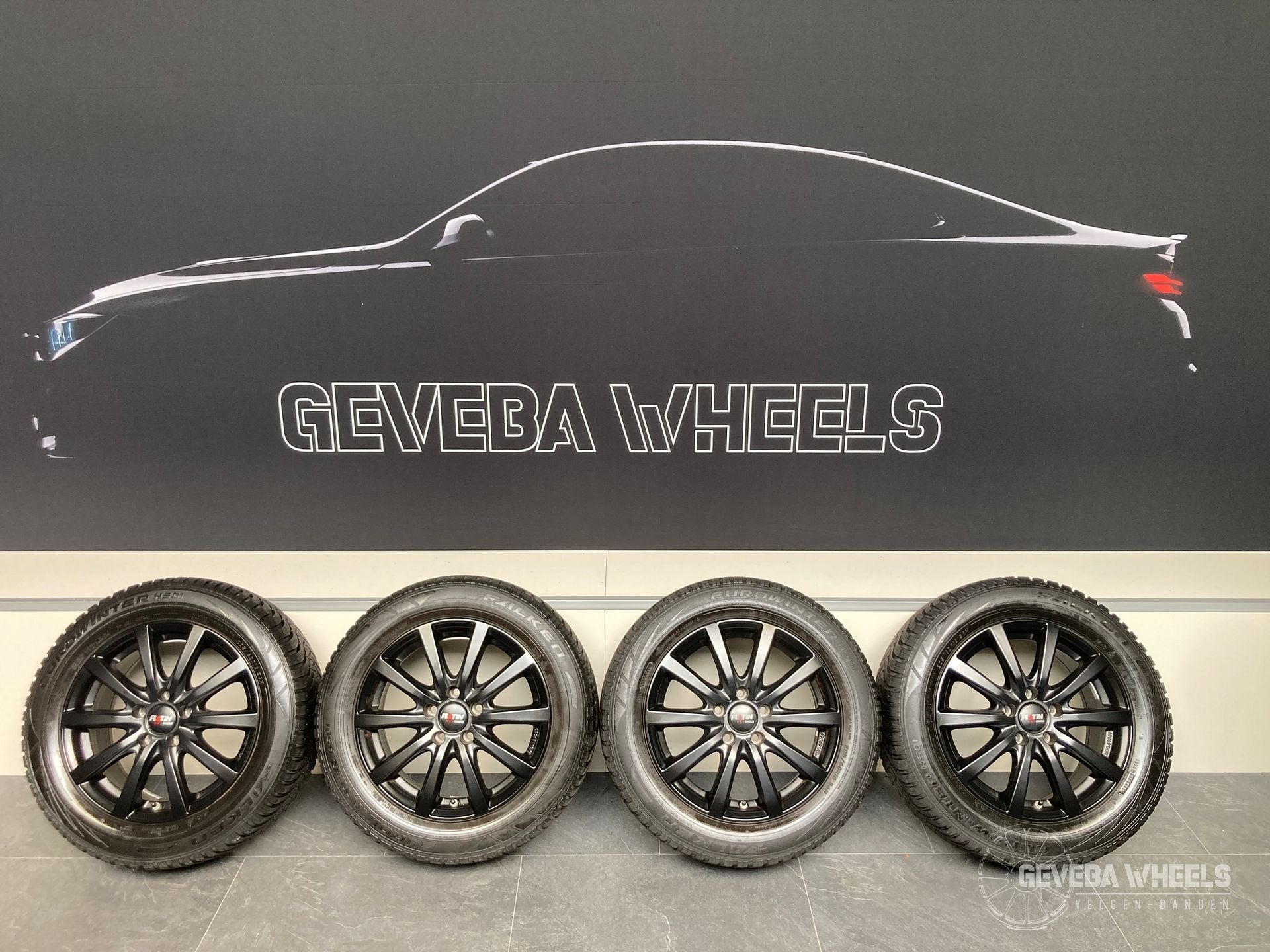 16” Ford Focus (vanaf 2018) sport velgen winterbanden 5x108, Gebruikt, -, Banden en Velgen, -