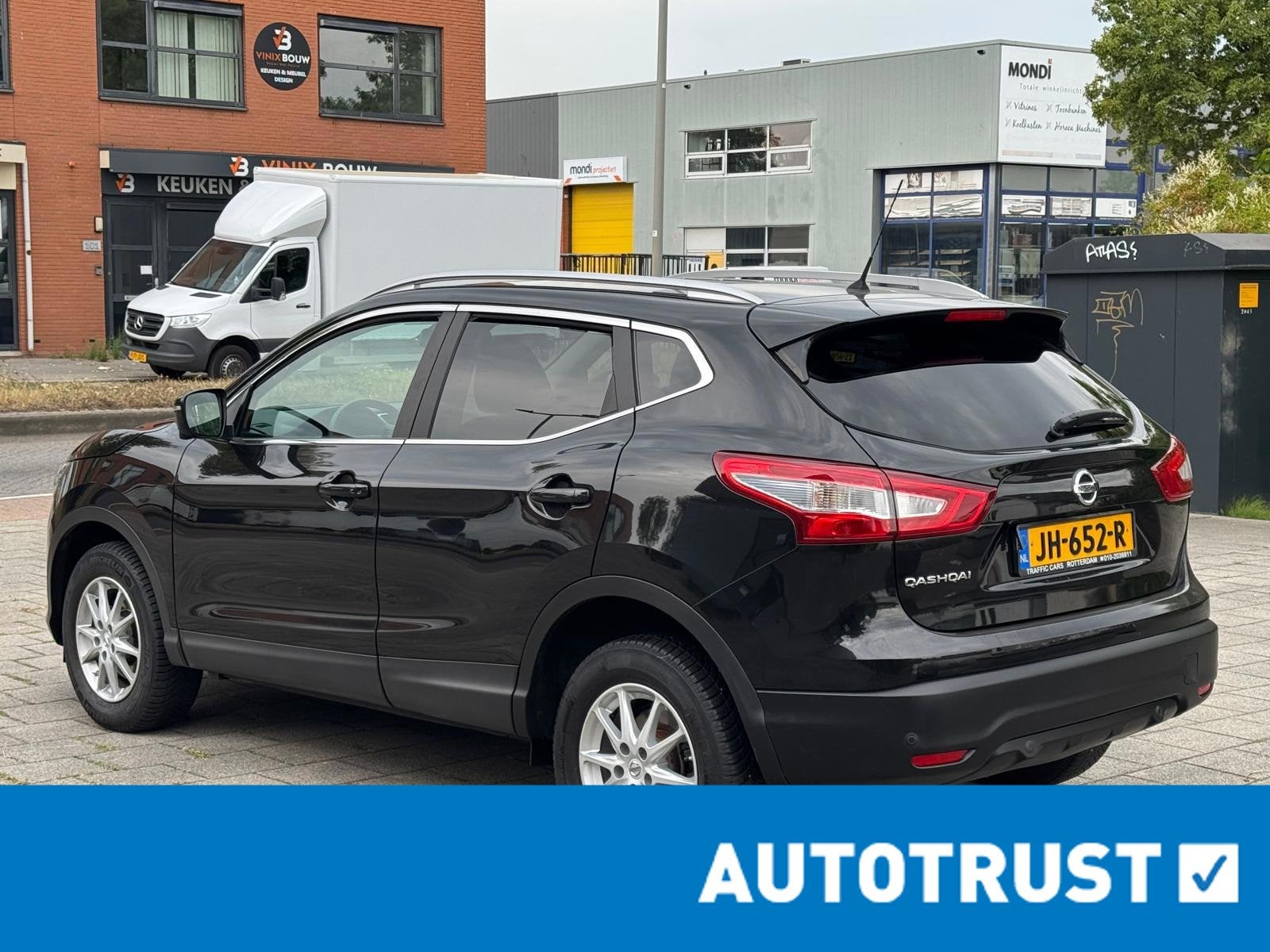 Nissan Qashqai 1.2 Connect Edition/Automaat/2eigenaar, Gebruikt, 4 cilinders, 116 pk, Zwart