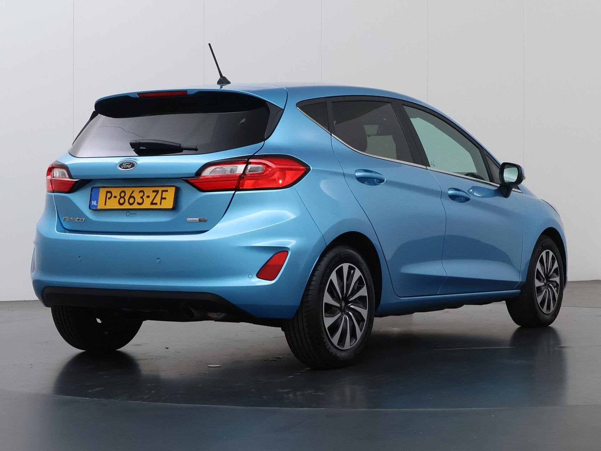 Ford Fiesta 1.0 EcoBoost Hybrid Titanium | Cruise Control |, Voorwielaandrijving, Gebruikt, Blauw, 49 €/maand