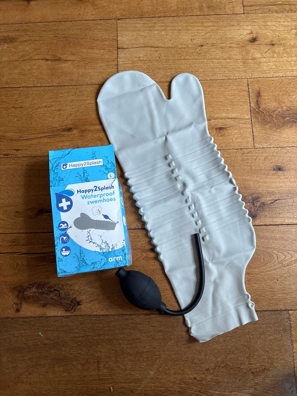 Zwemhandschoen waterproof maat L, Ophalen of Verzenden