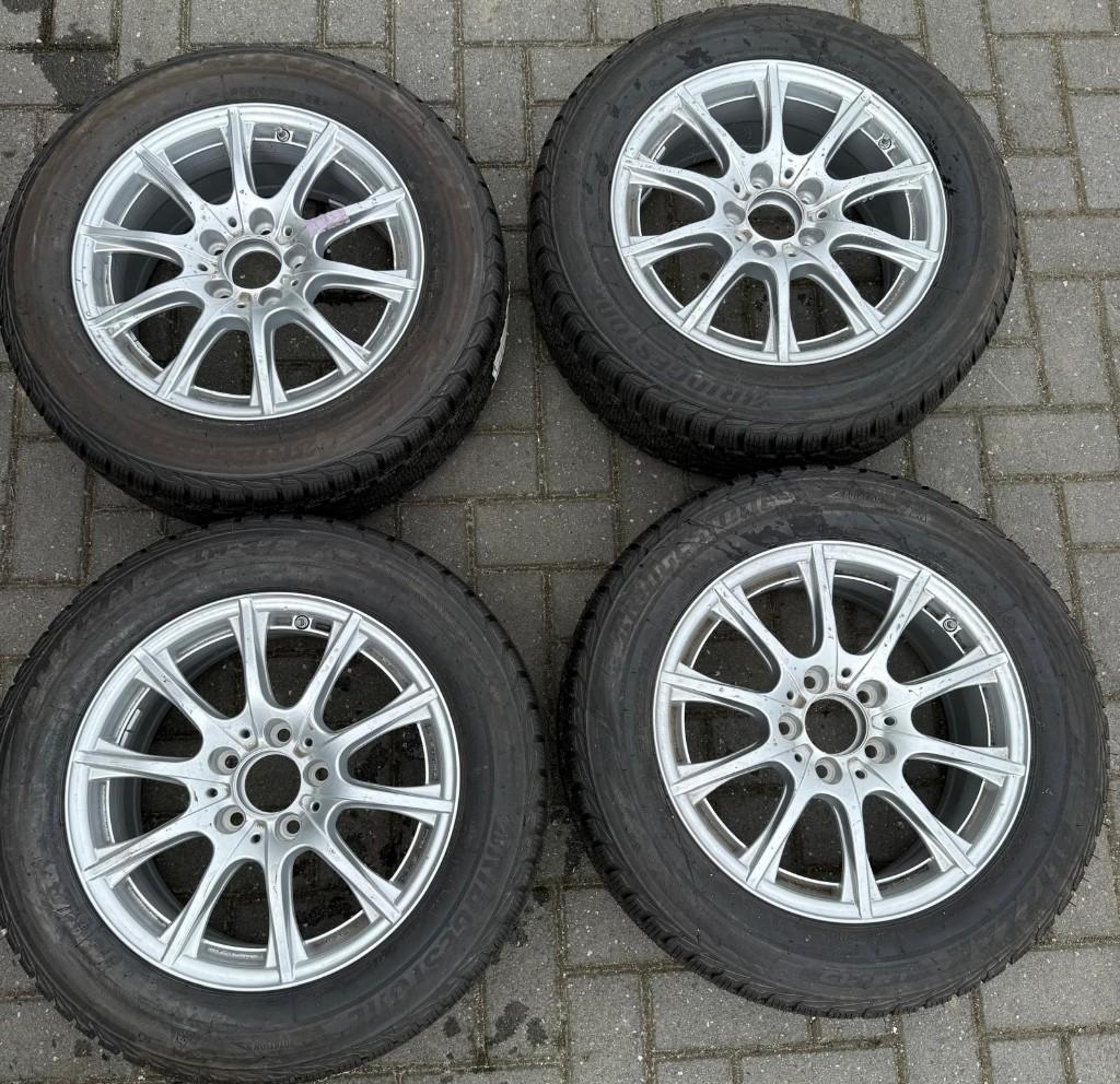 NIEUWE SET Mercedes C-klasse wielen Bridgestone winterbanden, Auto-onderdelen, Banden en Velgen, Ophalen, 16 inch, Banden en Velgen