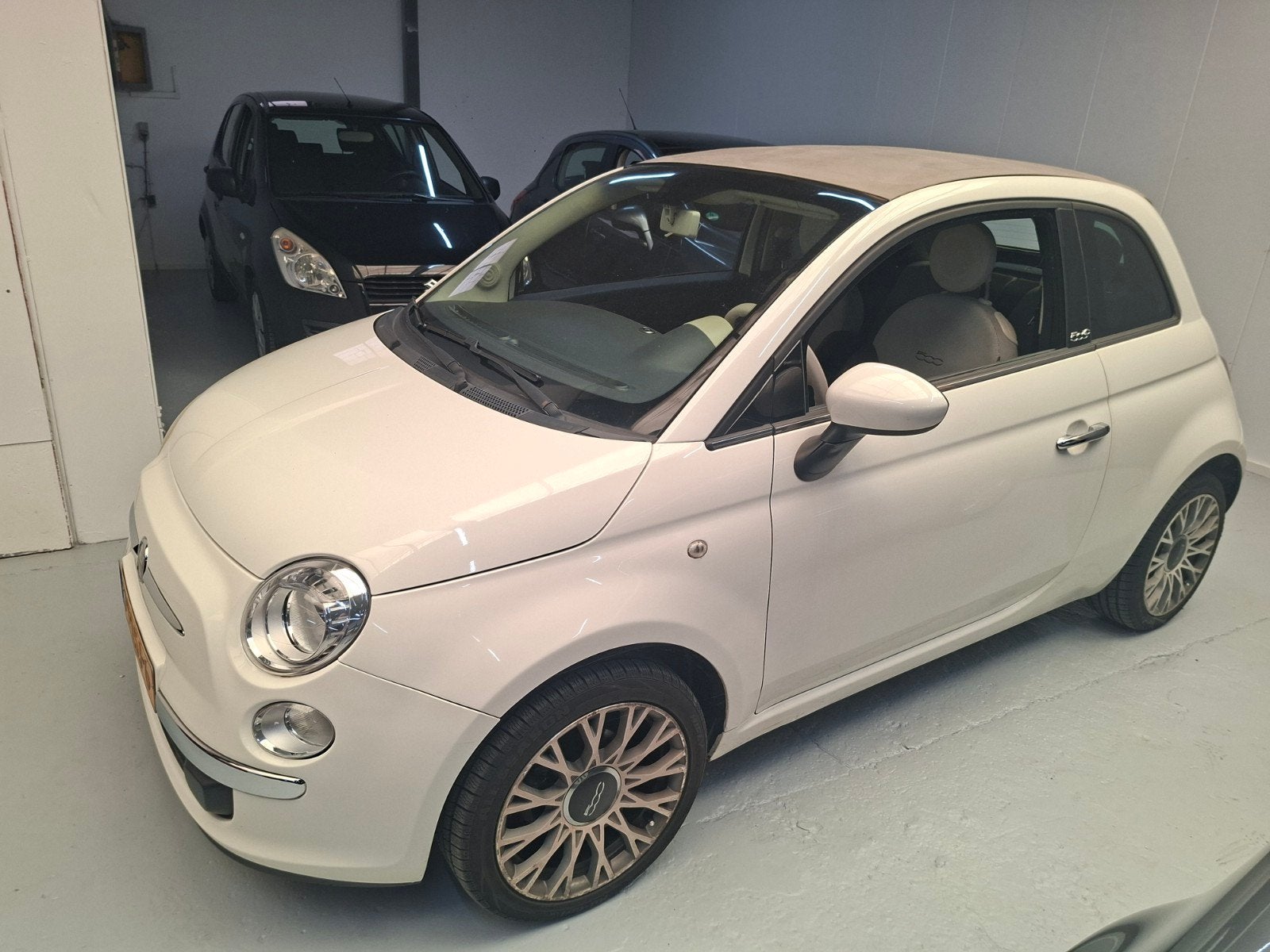 Fiat 500 1.2 AUT C 2010 Wit, Auto's, Fiat, 1242 cc, 4 cilinders, Wit, Origineel Nederlands