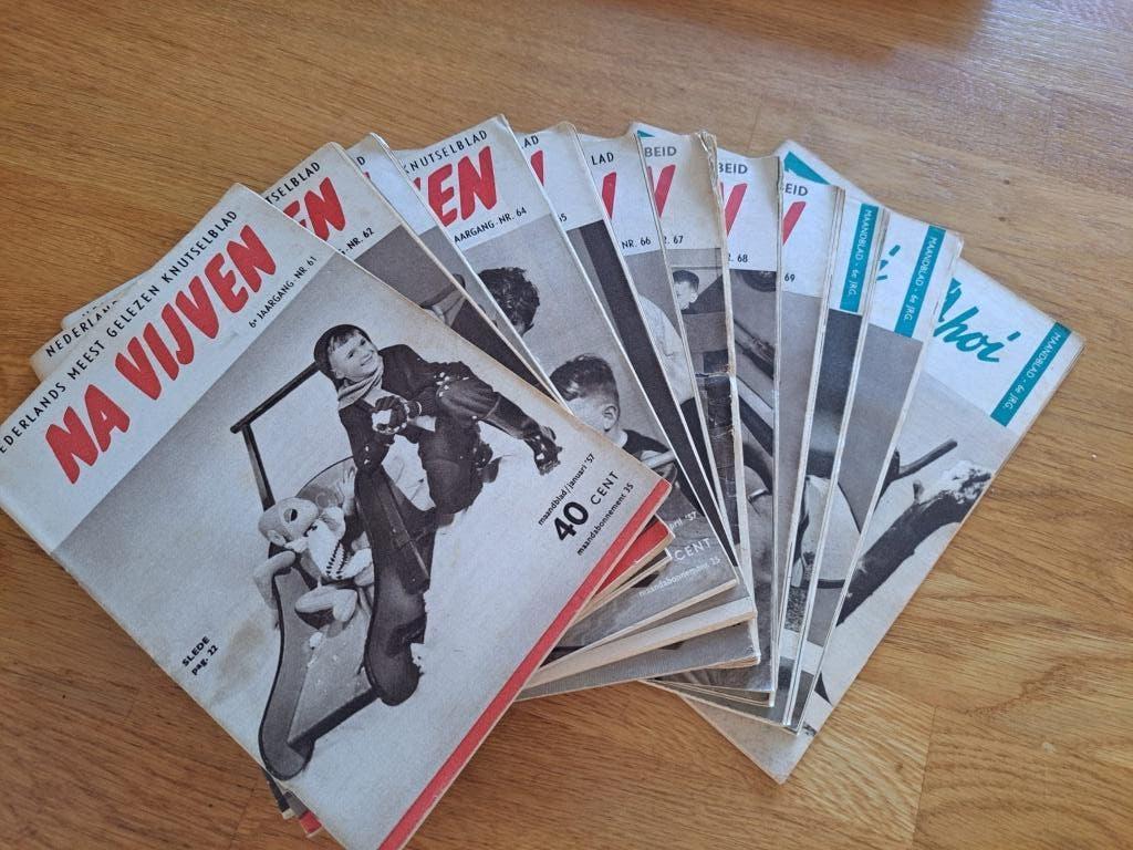 NA VIJVEN hobbyblad - 1956 / 1957 / 1958 / 1959 / 1960  42st, Boeken, Hobby en Vrije tijd, Ophalen of Verzenden, Gelezen, Overige onderwerpen